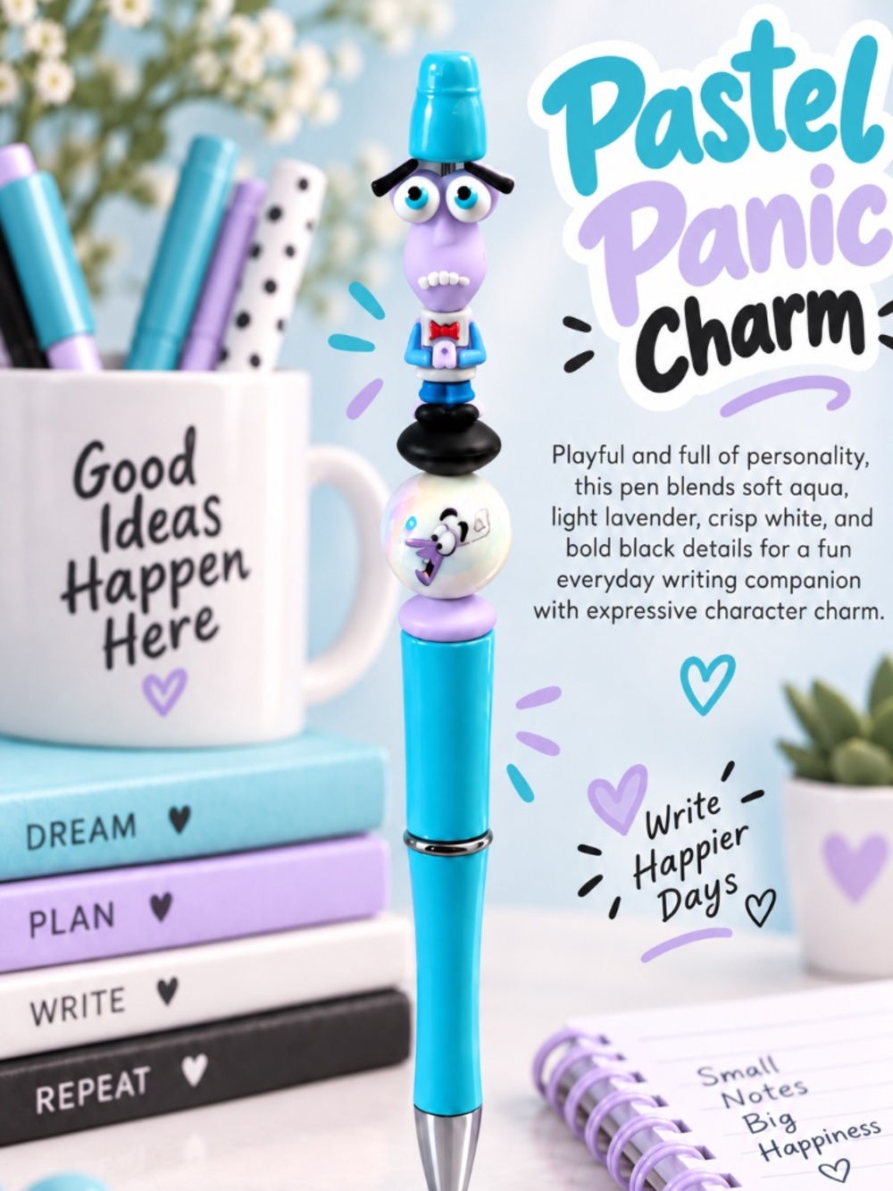 Pastel Panic Charm Pen
